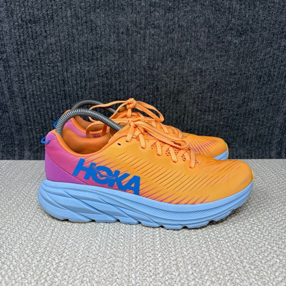 Hoka One One Rincon 3 Mock Orange Cyclamen Athletic Running Shoes Women’s 8 B